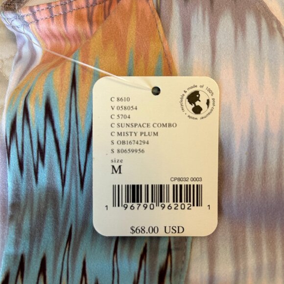 FP Movement by Free People Kindred Spirit Printed Tank Misty Plum Sunspace Combo - Picture 2 of 4